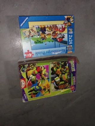 Puzzles Patrulla Canina y Tortugas Ninja