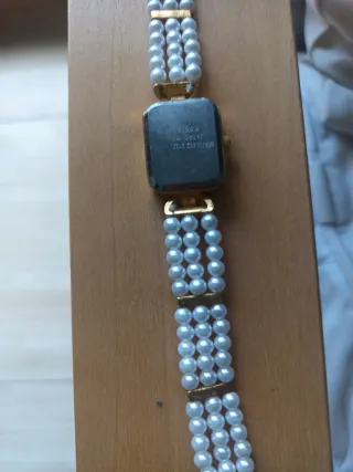 Reloj pulsera CETIMAN perlas y strass