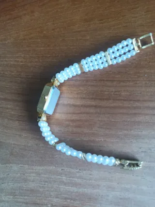 Reloj pulsera CETIMAN perlas y strass