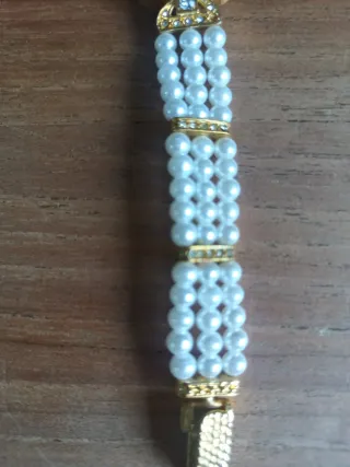 Reloj pulsera CETIMAN perlas y strass