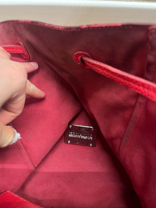 Borsa a secchiello Ermanno Scervino rossa