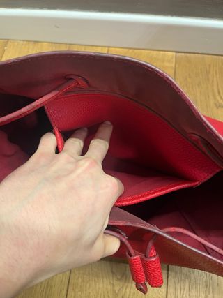 Borsa a secchiello Ermanno Scervino rossa