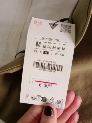 Mono Zara verde caqui nuevo