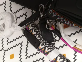 Bolso Desigual Negro Multicolor