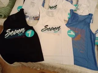 3 x seven MX T-shirts S/M