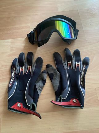 Gafas y guantes Hebo