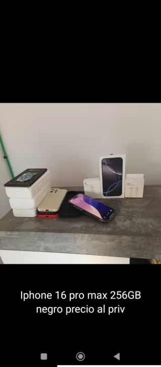 iPhone 16 Pro Max 256GB Negro