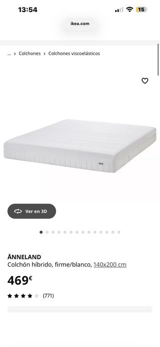 Cama + colchón y amplios cajones