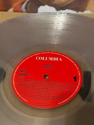 Nas Illmatic LP Vinile Trasparente 2021