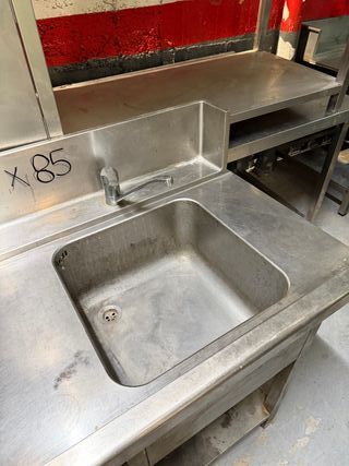 Fregadero Cocina Industrial 180x70x85cm