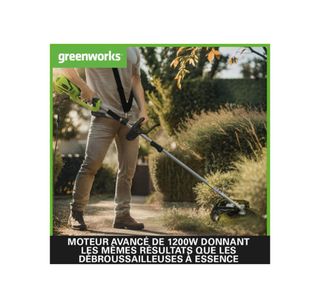Desbrozadora Greenworks 1200W