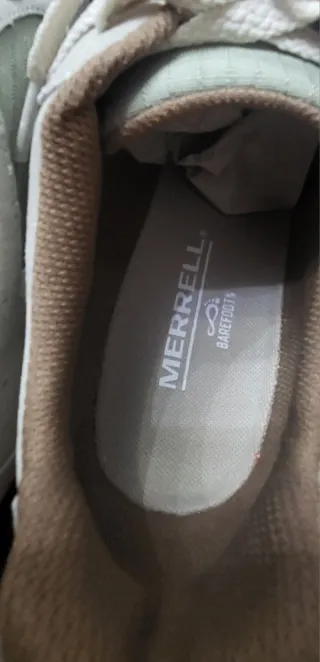 Merrell Barefoot Zapatillas Beige/Verde