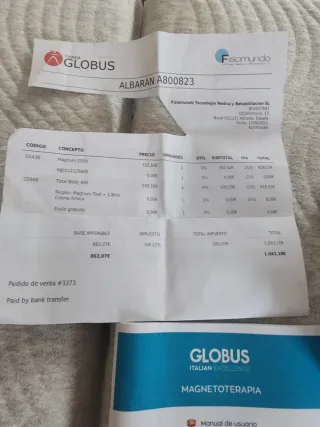 Magnetoterapia Globus Magnum 2500 + Total Body 400