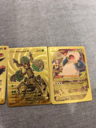 5 Carte Pokémon Dorate
