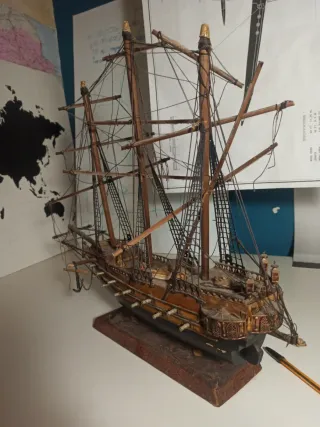 Maqueta Navío Español 1690