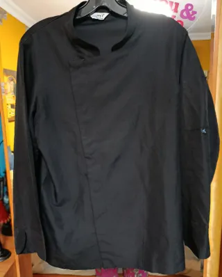 Camisa Hostelería Negra Talla XS Hombre