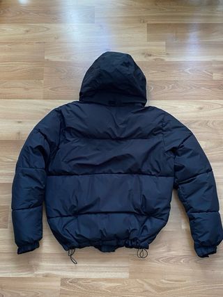 Abrigo Puffer Negro Pull&Bear