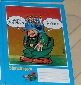 SET 6 Quaderni scuola vintage anni 80 Sturmtruppen