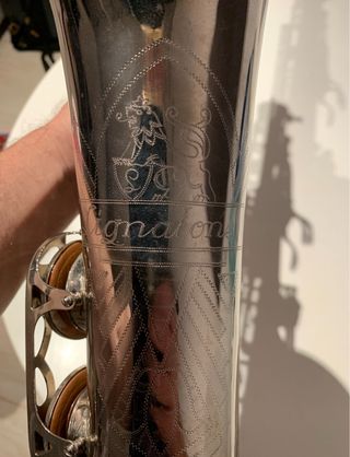 Saxofón Amati Tenor Vintage Plateado