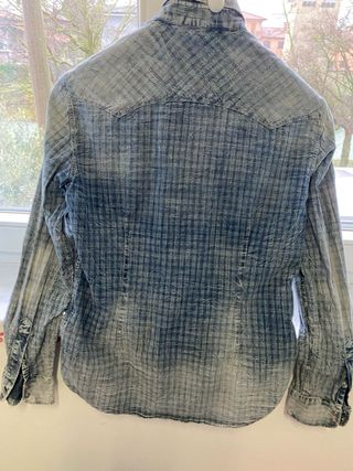 Camicia Gas uomo denim effetto used