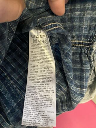 Camicia Gas uomo denim effetto used