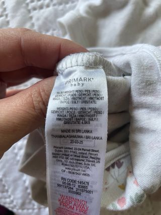 Lote 6 Bodies Manga Larga Bebé