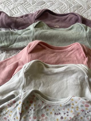 Lote 6 Bodies Manga Larga Bebé