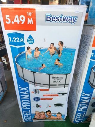 Piscina Bestway Steel Pro Max 549x122 cm