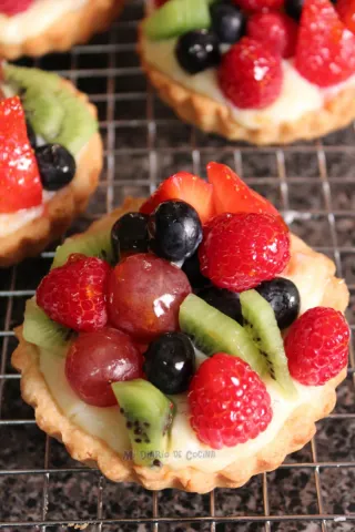 Moldes silicona tartaletas de fruta postres