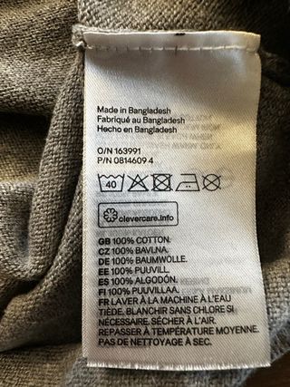 Golfino H&M grigio con bottoni