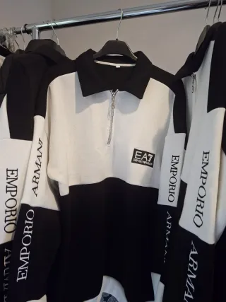 Jersey Emporio Armani Blanco y Negro