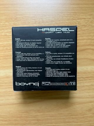 Hub USB Haspel 4 Puertos