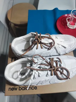 Sneakers New Balance x Miu Miu bianche vintage