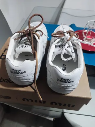 Sneakers New Balance x Miu Miu bianche vintage