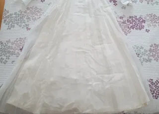 Vestido Novia Años 70 Blanco