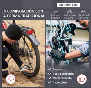 Soporte Reparación Caballete Bicicleta