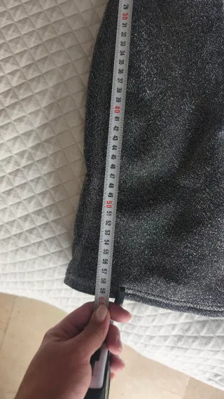 Botas altas de brillantes plateada para fiesta