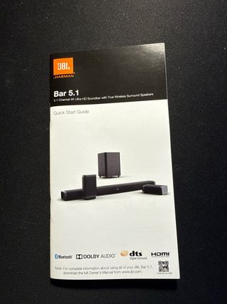 Barra de Sonido JBL bar 5.1