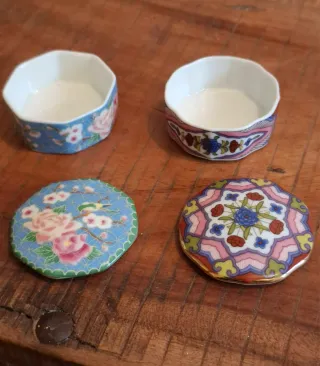 Cajitas porcelana Takahashi japonesa