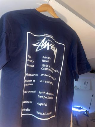 Camiseta Stussy Azul Talla L