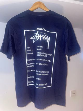 Camiseta Stussy Azul Talla L