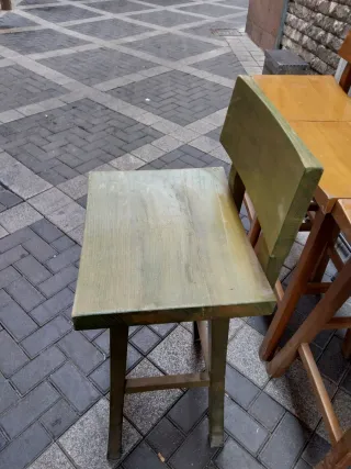 Taburetes de madera maciza