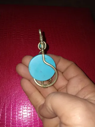 Colgante Turquesa Artesanal
