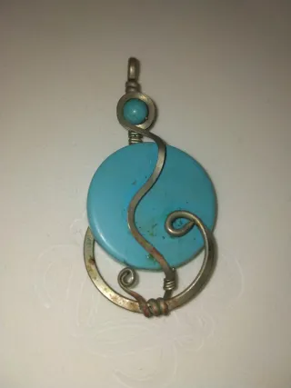 Colgante Turquesa Artesanal
