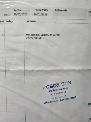 MSI GeForce RTX 5070 Ti Ventus 3X, GARANTIA 3 AÑOS