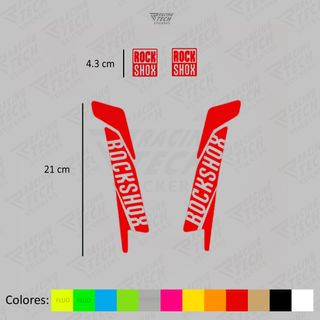 Pegatinas Rock Shox horquillas bici