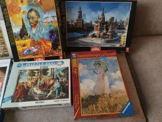 Lote 6 Puzzles 1000 y 1500 piezas