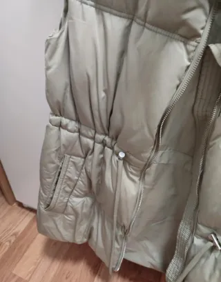 Chaleco acolchado verde talla S