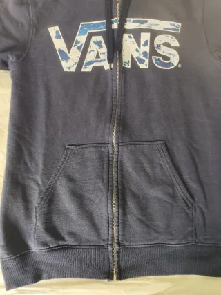 Sudadera Vans Azul con Logo