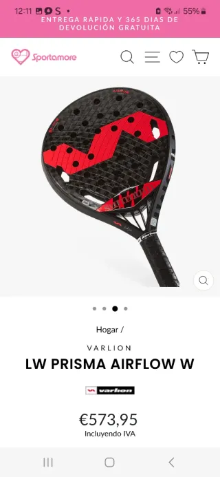 Pala de pádel Varlion